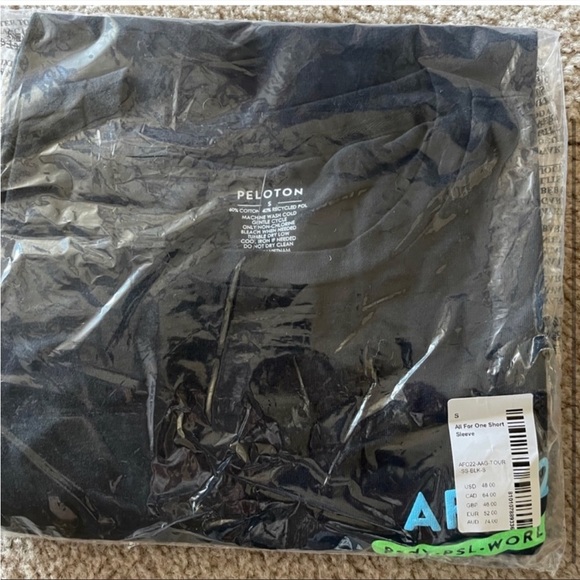 NWT Peloton T-Shirt AFO All For One. Size XSmall - Picture 3 of 4